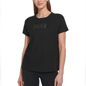 Brand new DKNY Women Cotton Embellished-Logo
T-Shirt
